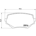 BREMBO Bremsbelagsatz, Scheibenbremse