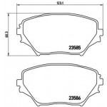 BREMBO Bremsbelagsatz, Scheibenbremse