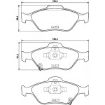 BREMBO Bremsbelagsatz, Scheibenbremse