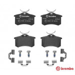 BREMBO Bremsbelagsatz, Scheibenbremse