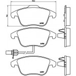 BREMBO Bremsbelagsatz, Scheibenbremse