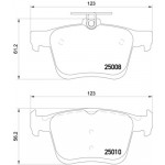 BREMBO Bremsbelagsatz, Scheibenbremse