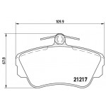 BREMBO Bremsbelagsatz, Scheibenbremse