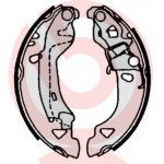 BREMBO Bremsbackensatz