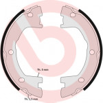BREMBO Bremsbackensatz, Feststellbremse