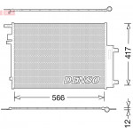 DENSO Kondensator, Klimaanlage