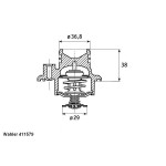 BorgWarner (Wahler) Thermostat, Kühlmittel