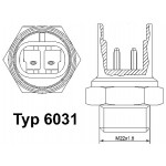BorgWarner (Wahler) Temperaturschalter, Kühlerlüfter