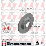ZIMMERMANN Bremsscheibe