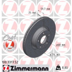 ZIMMERMANN Bremsscheibe