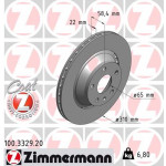 ZIMMERMANN Bremsscheibe
