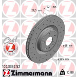 ZIMMERMANN Bremsscheibe