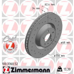 ZIMMERMANN Bremsscheibe