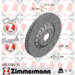 ZIMMERMANN Bremsscheibe