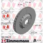 ZIMMERMANN Bremsscheibe