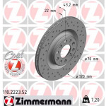ZIMMERMANN Bremsscheibe