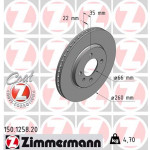 ZIMMERMANN Bremsscheibe