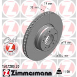 ZIMMERMANN Bremsscheibe