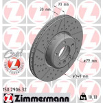 ZIMMERMANN Bremsscheibe
