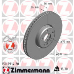 ZIMMERMANN Bremsscheibe