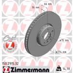ZIMMERMANN Bremsscheibe