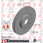 ZIMMERMANN Bremsscheibe