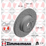 ZIMMERMANN Bremsscheibe