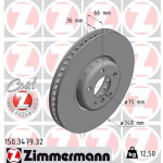 ZIMMERMANN Bremsscheibe