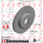 ZIMMERMANN Bremsscheibe
