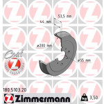 ZIMMERMANN Bremstrommel