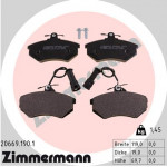 ZIMMERMANN Bremsbelagsatz, Scheibenbremse