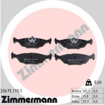 ZIMMERMANN Bremsbelagsatz, Scheibenbremse