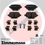 ZIMMERMANN Bremsbelagsatz, Scheibenbremse