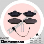 ZIMMERMANN Bremsbelagsatz, Scheibenbremse