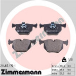 ZIMMERMANN Bremsbelagsatz, Scheibenbremse
