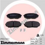 ZIMMERMANN Bremsbelagsatz, Scheibenbremse