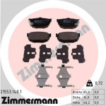 ZIMMERMANN Bremsbelagsatz, Scheibenbremse