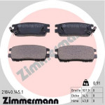ZIMMERMANN Bremsbelagsatz, Scheibenbremse