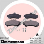 ZIMMERMANN Bremsbelagsatz, Scheibenbremse