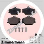 ZIMMERMANN Bremsbelagsatz, Scheibenbremse