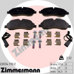 ZIMMERMANN Bremsbelagsatz, Scheibenbremse