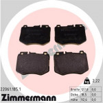 ZIMMERMANN Bremsbelagsatz, Scheibenbremse