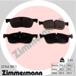 ZIMMERMANN Bremsbelagsatz, Scheibenbremse