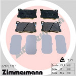 ZIMMERMANN Bremsbelagsatz, Scheibenbremse