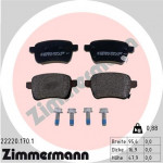 ZIMMERMANN Bremsbelagsatz, Scheibenbremse