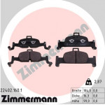 ZIMMERMANN Bremsbelagsatz, Scheibenbremse