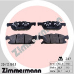 ZIMMERMANN Bremsbelagsatz, Scheibenbremse