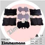 ZIMMERMANN Bremsbelagsatz, Scheibenbremse