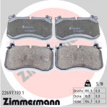 ZIMMERMANN Bremsbelagsatz, Scheibenbremse