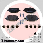 ZIMMERMANN Bremsbelagsatz, Scheibenbremse